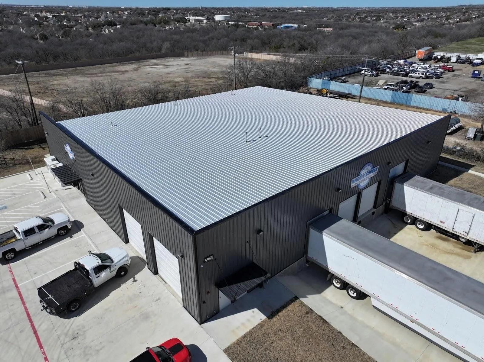 Commercial Metal Roof Retrofit in Longview, TX Commercial Metal Roof Retrofit in Longview, TX