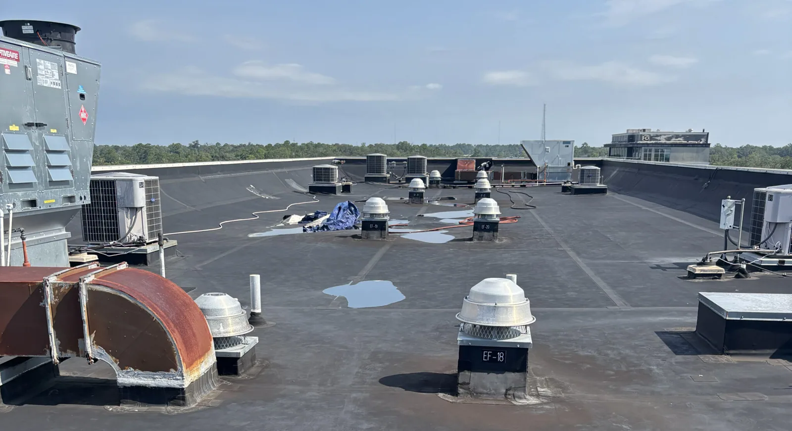 Commercial Tornado Damage Roof Repair in Longview, TX Commercial Tornado Damage Roof Repair in Longview, TX